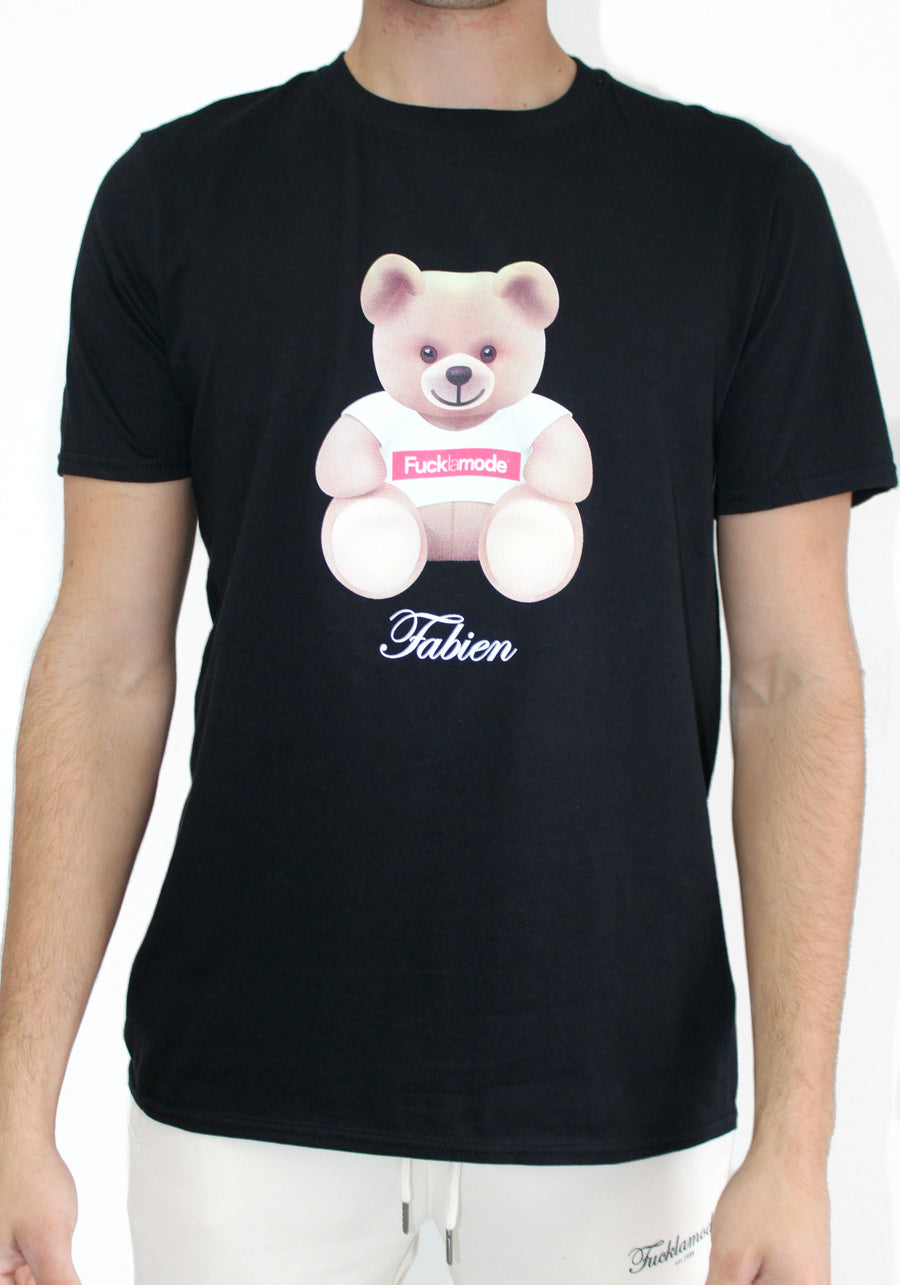 Unisex - Fabien the Bear T-shirt - Black