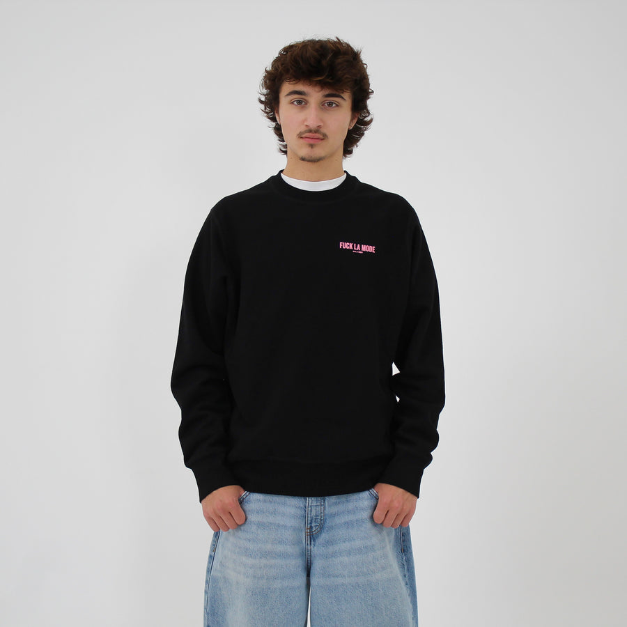 Oversize Adress Crewneck - Black