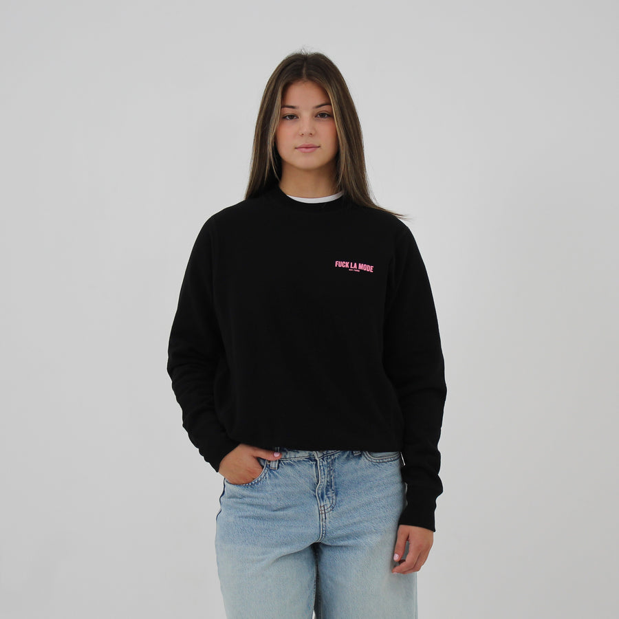 Oversize Adress Crewneck - Black