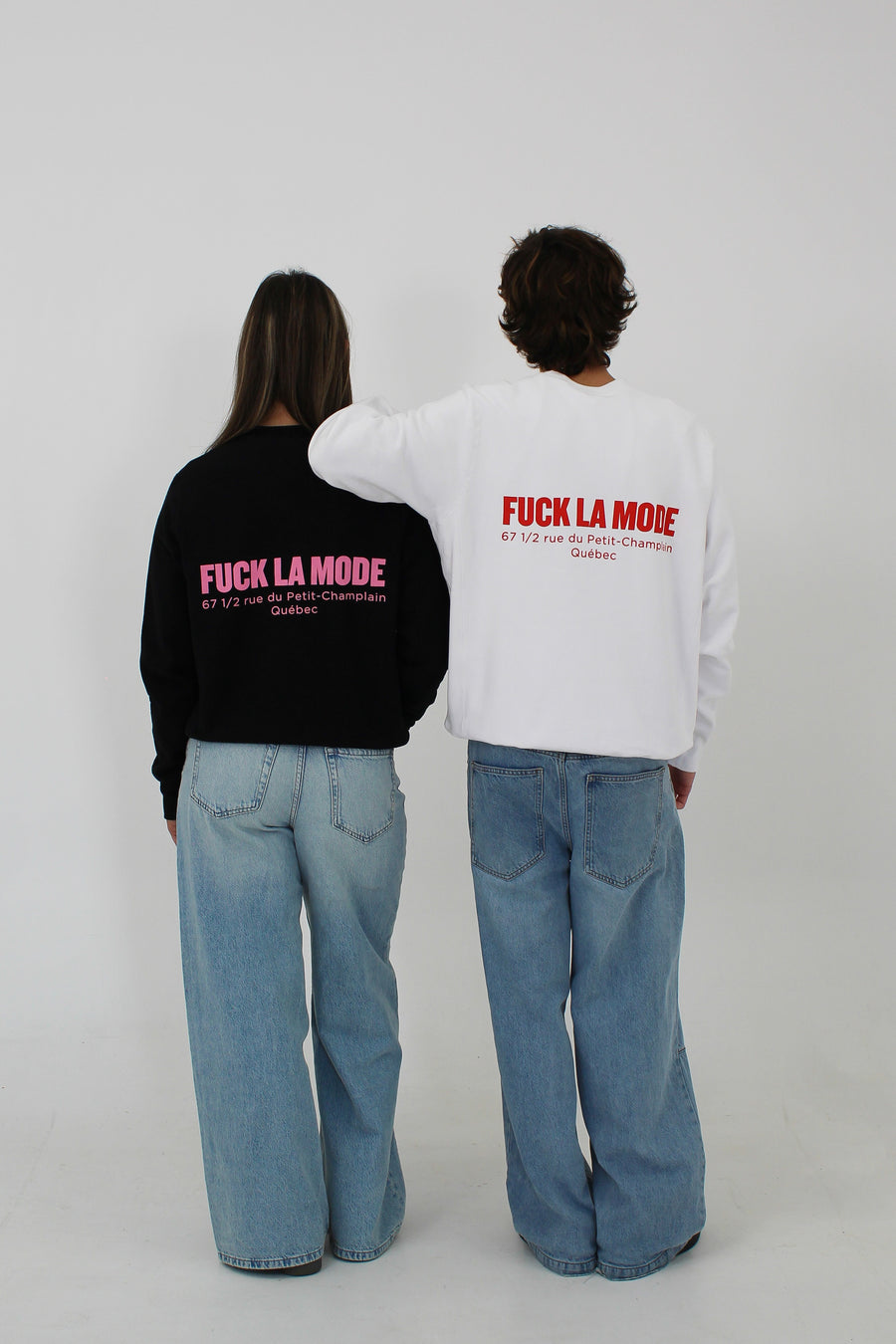 Oversize Adress Crewneck - White