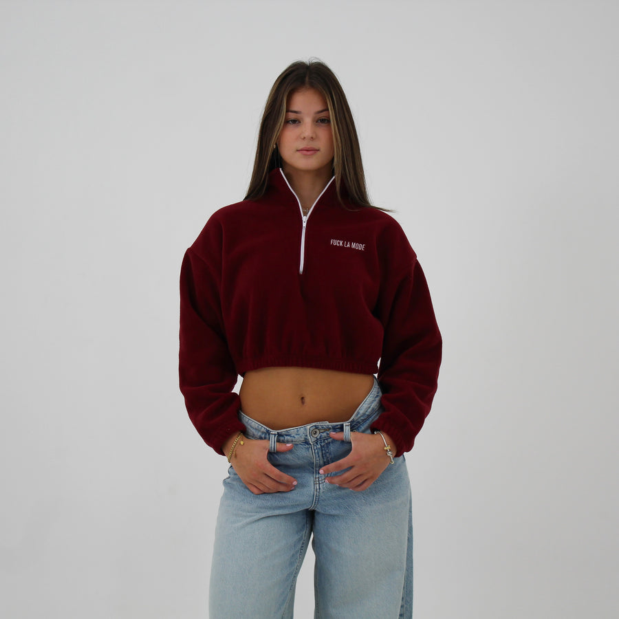 Sherpa Crop Zip
