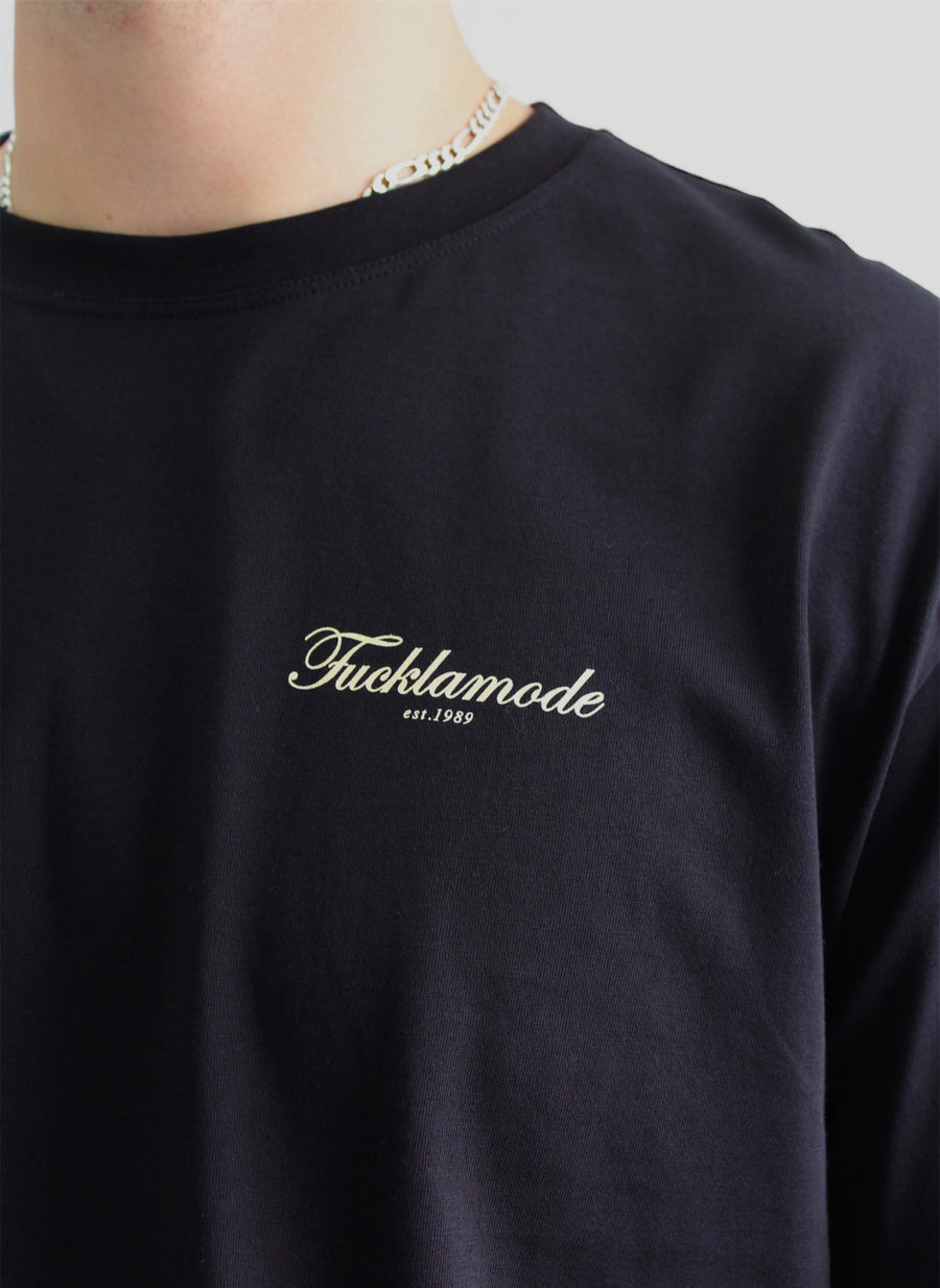 Script FLM T-shirt - Noir