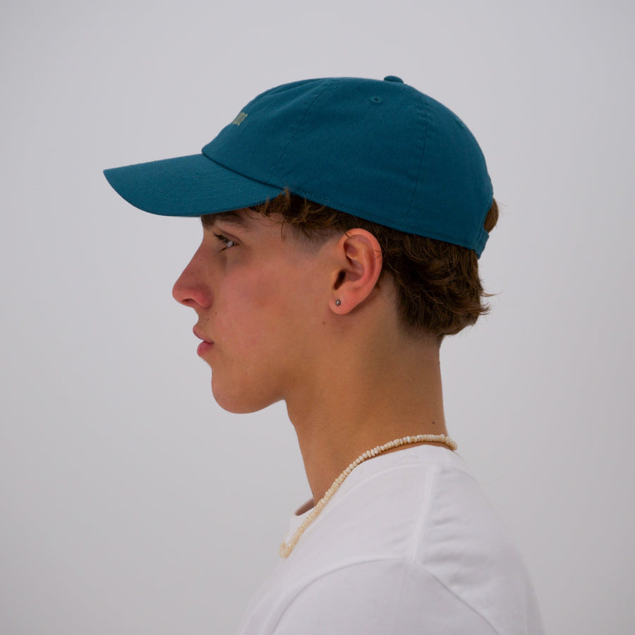 Cotton stone washed Cap - Teal