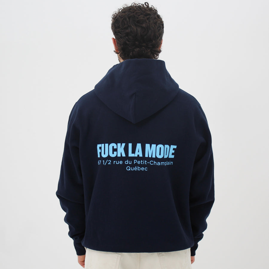 Oversize Adress Hoodie - Navy Blue