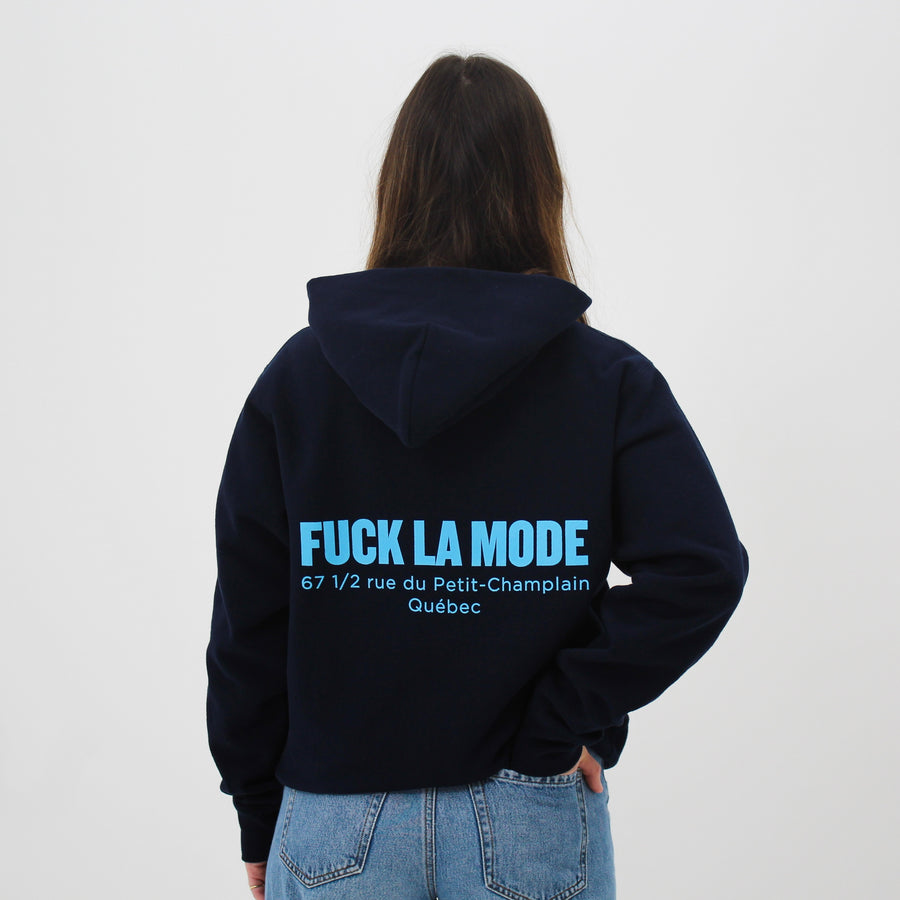 Oversize Adress Hoodie - Navy Blue