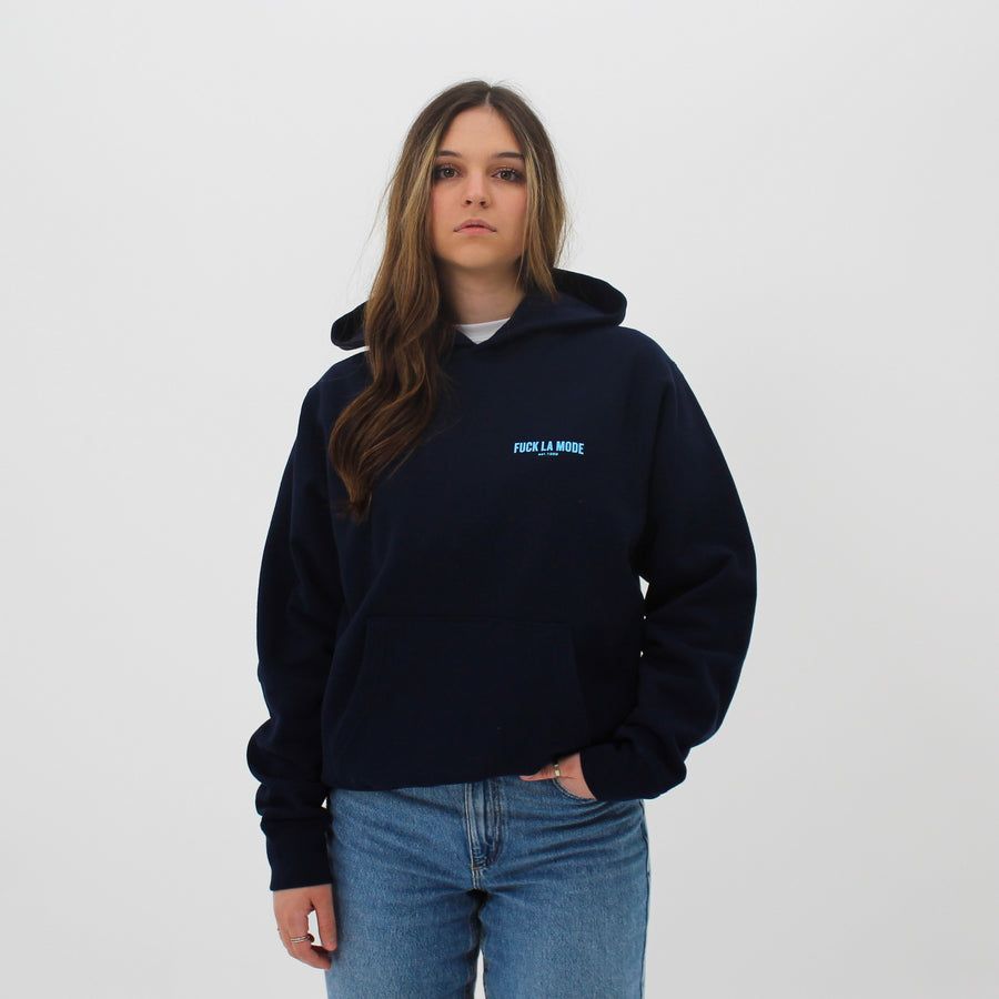 Oversize Adress Hoodie - Navy Blue