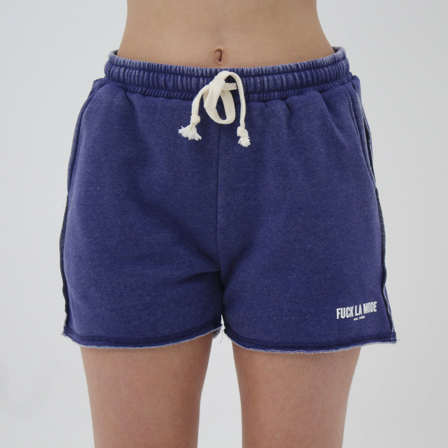 Pigment Dye Short - Denim blue