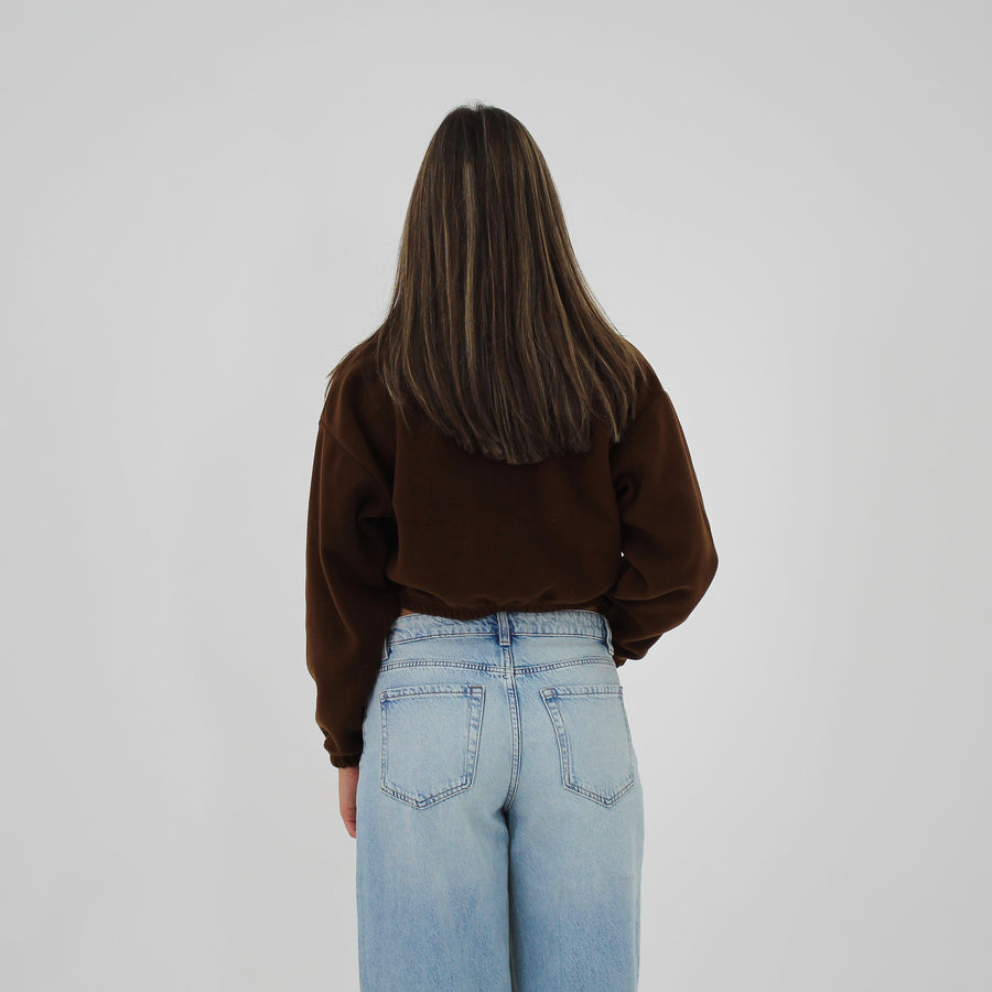 Sherpa Crop Zip