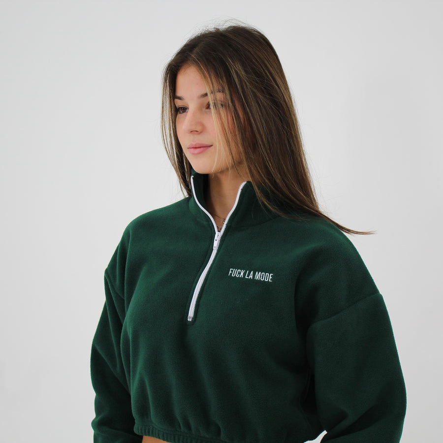 Sherpa Crop Zip