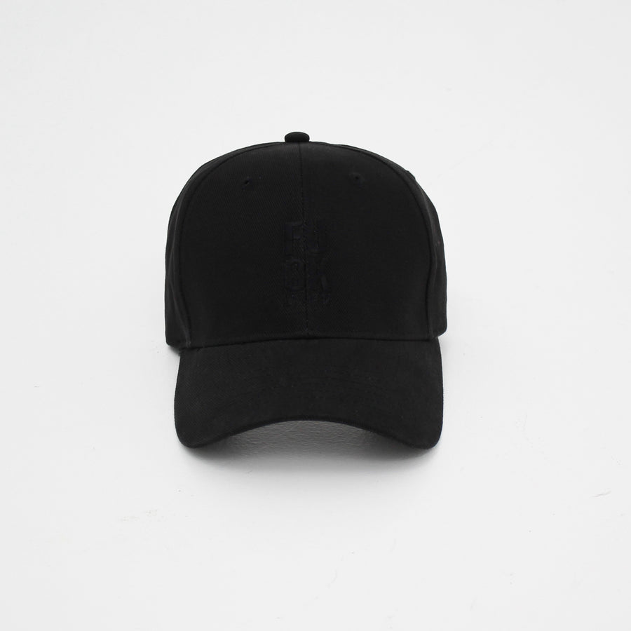 Black Block “fuck la mode” cap with the “fuck la mode” logo in black — streetwear clothing from Québec City.
