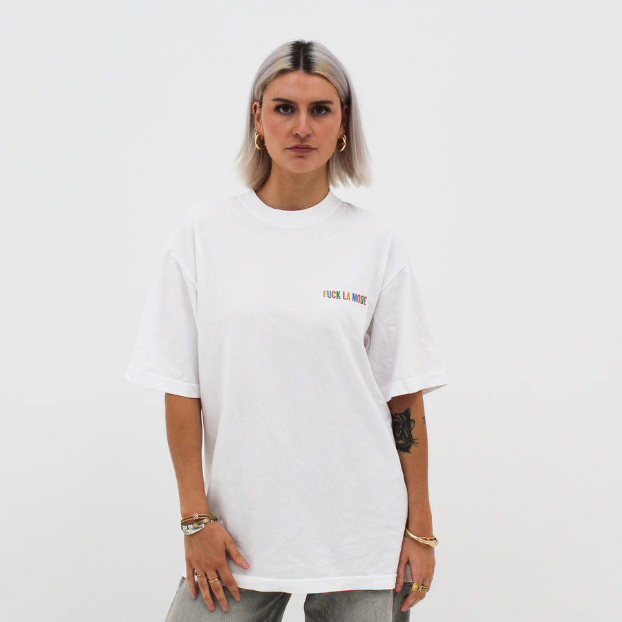 Rainbow Oversize T-shirt - White