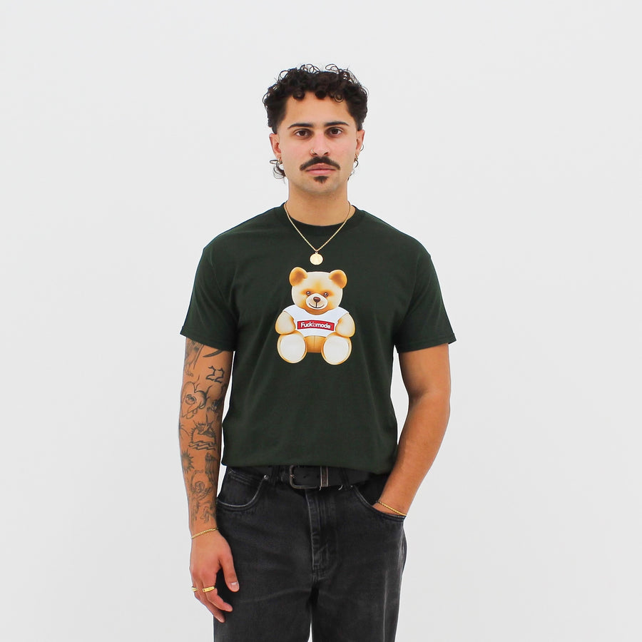 Unisexe - T-shirt Fabien l'Ourson - Vert