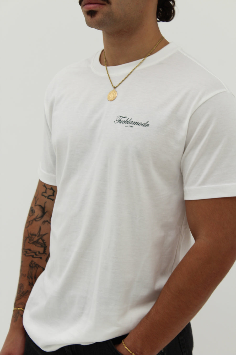 Script FLM T-shirt - Blanc