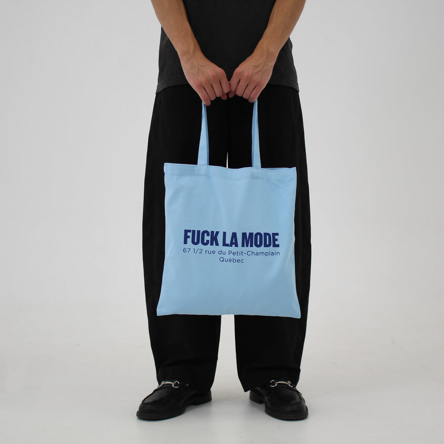 Adress Tote Bag - Baby Blue