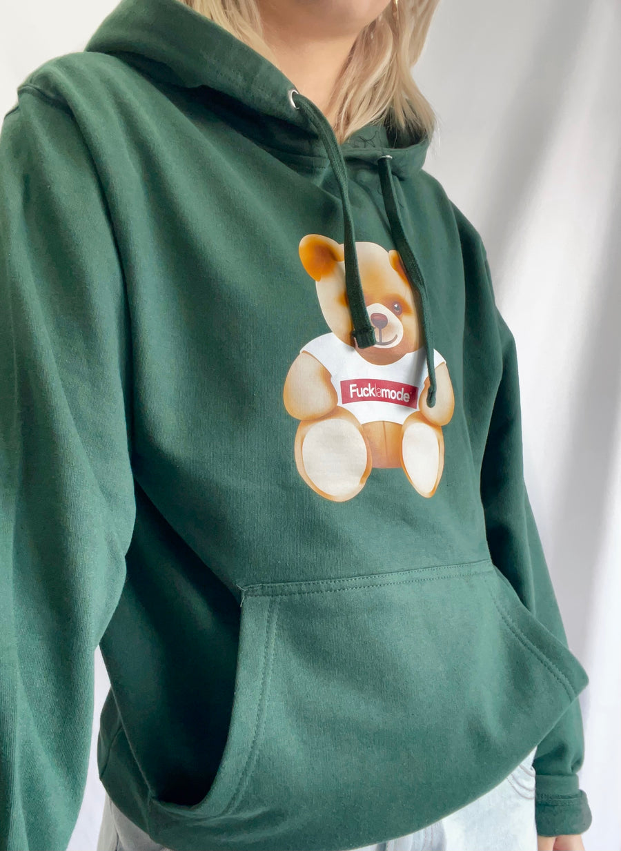 Hoodie FLM Ourson - Vert