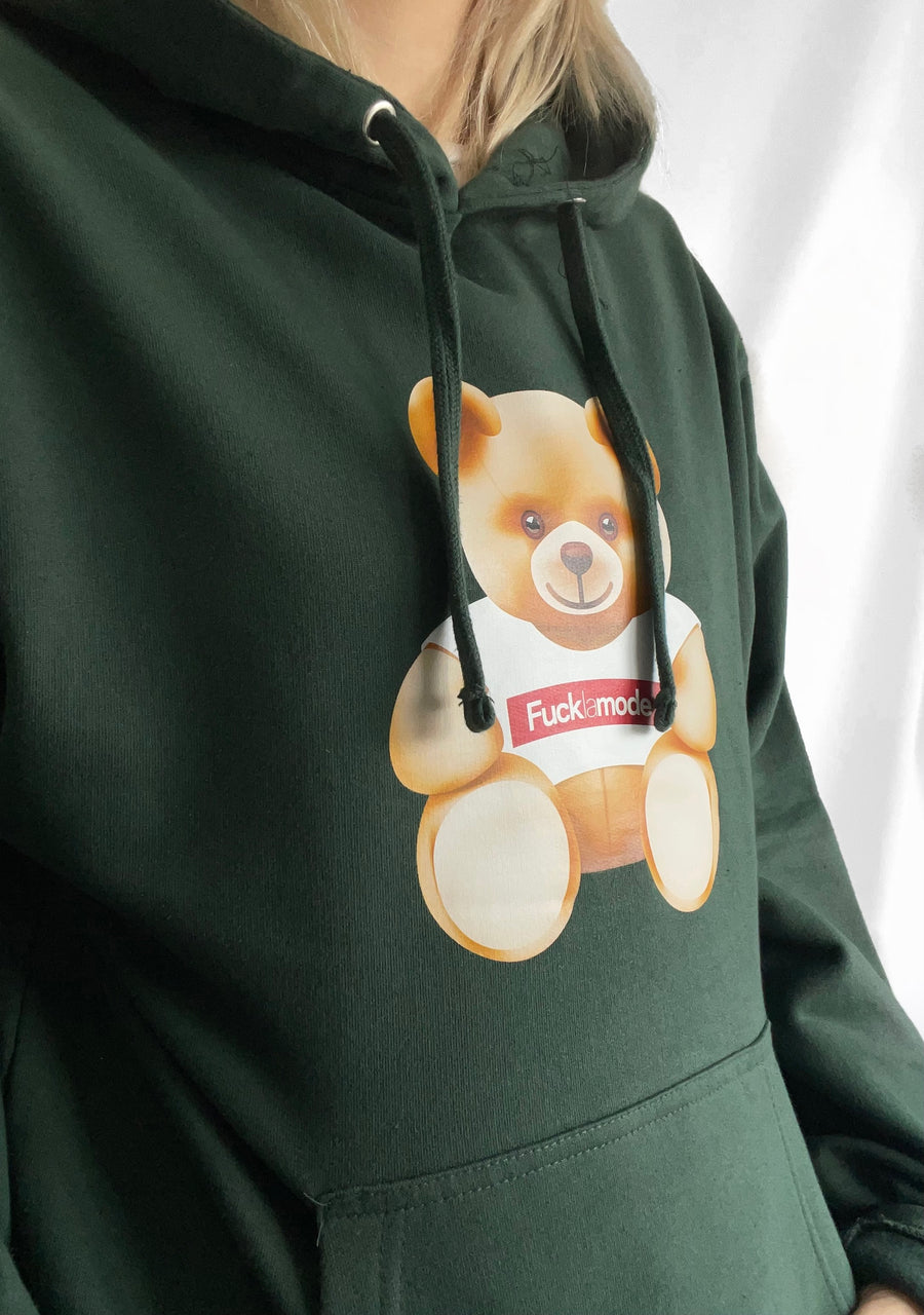 Hoodie FLM Ourson - Vert