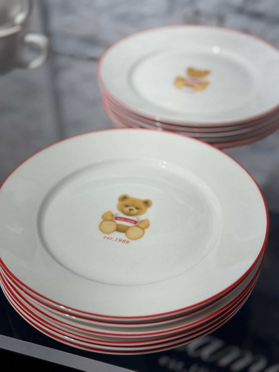 The teddy bear plate