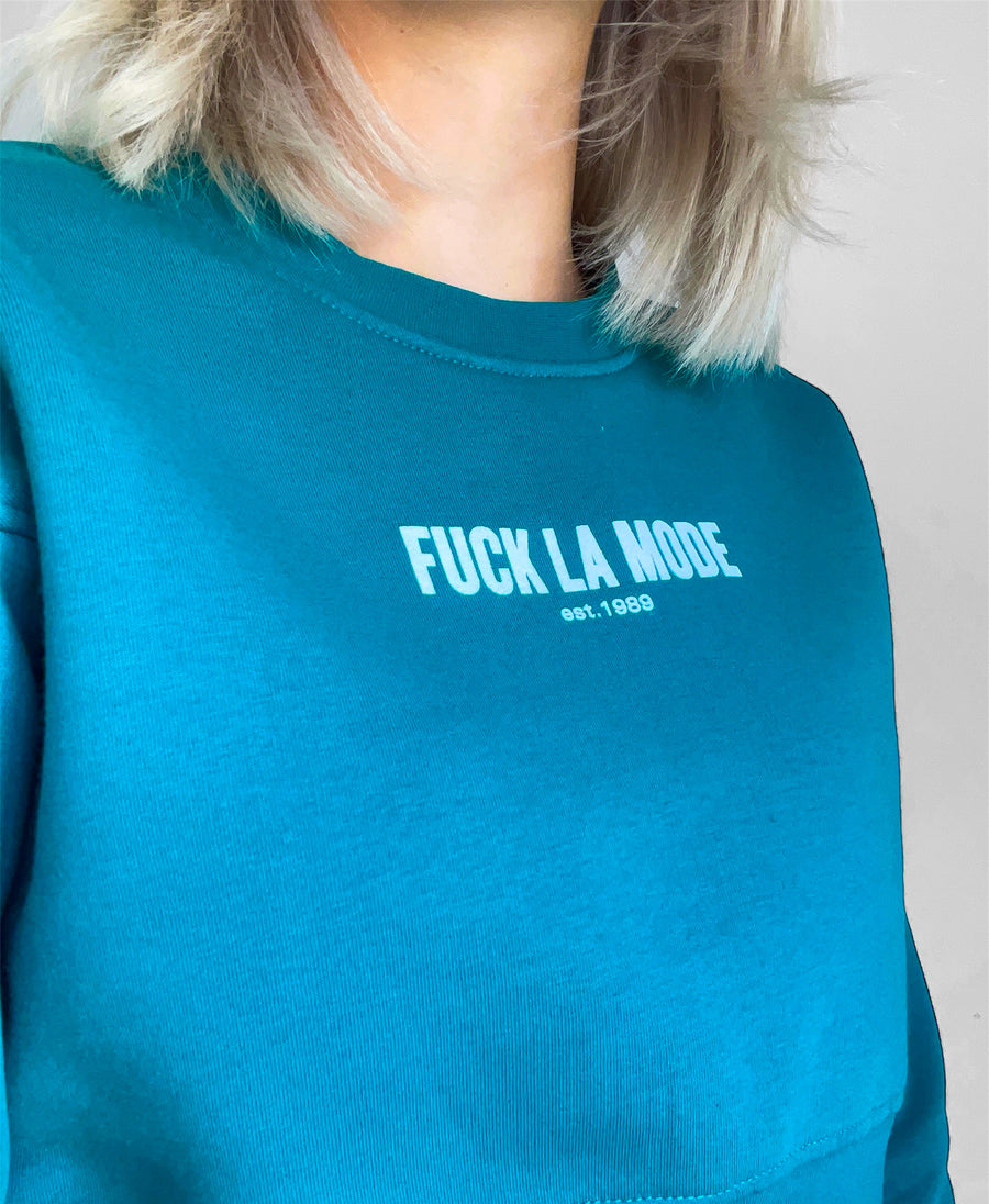 Crop Sweater - Teal