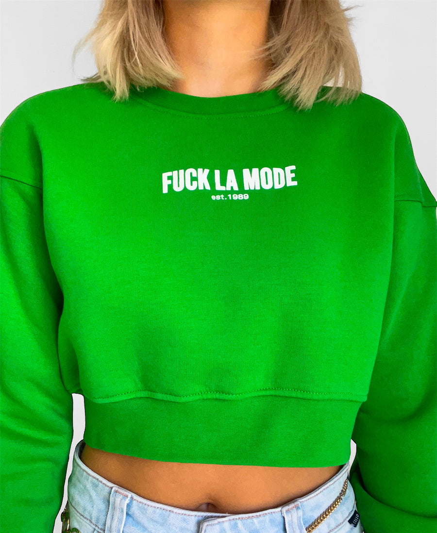 Crop Sweater - Green