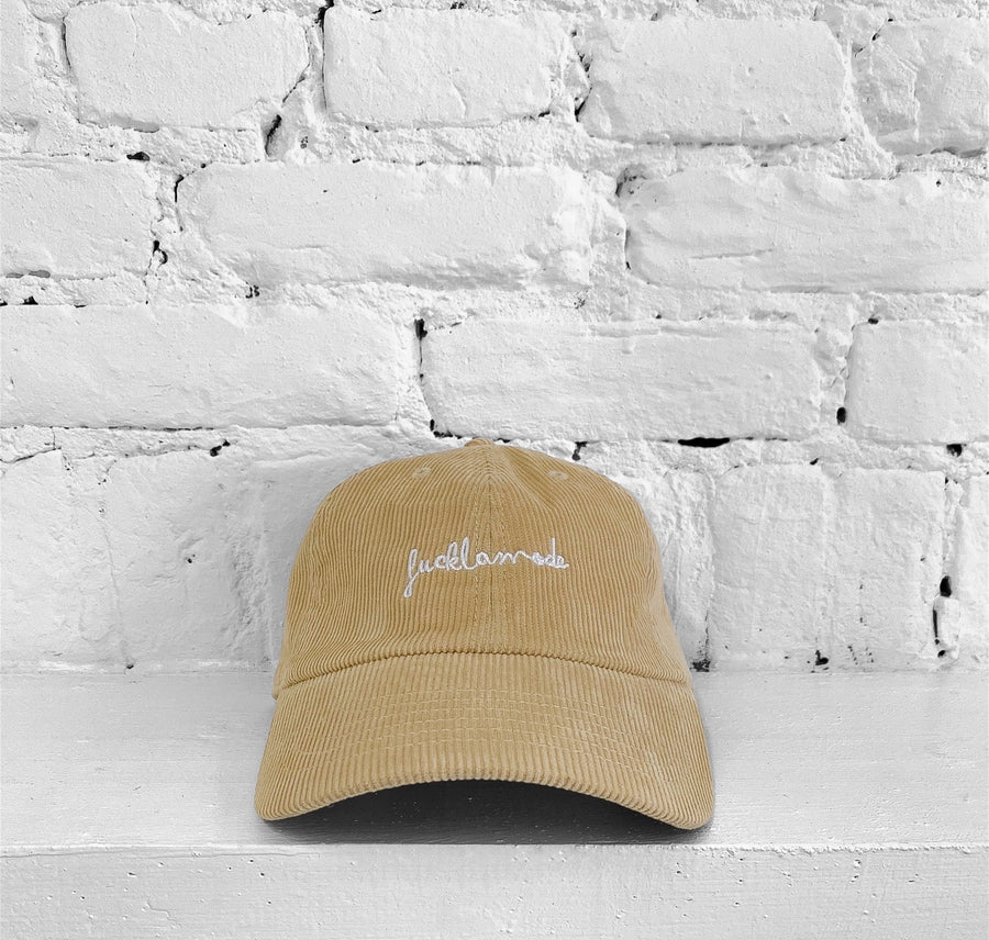 Corduroy Cap  - Sand