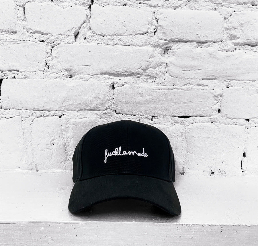 Premium Handwriting Cap - Black