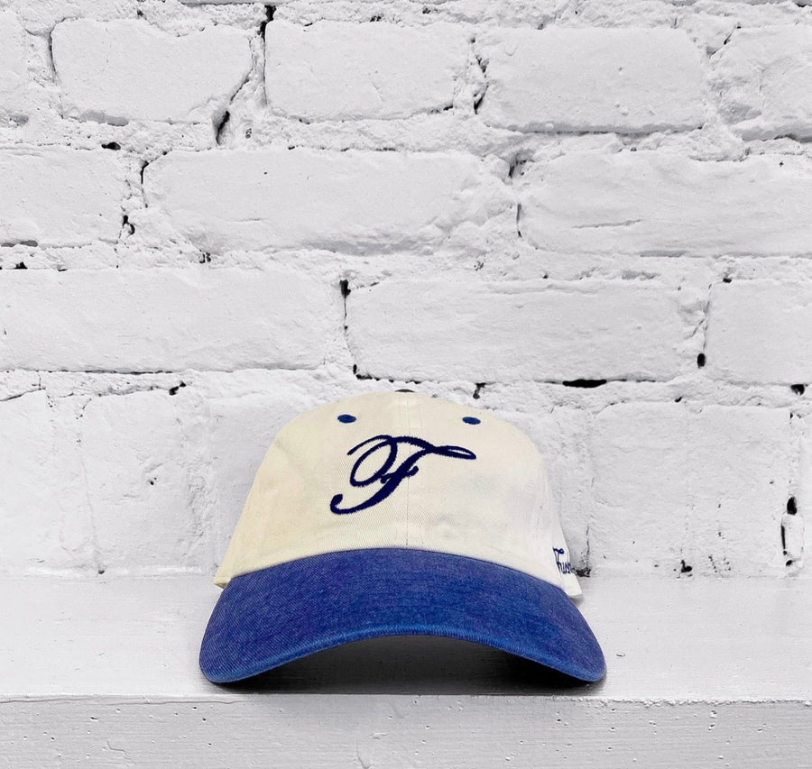 'F' 2 tone cap - Off White + Navy