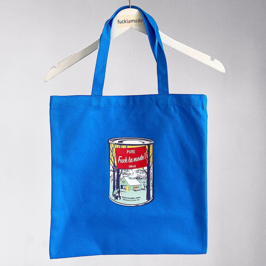 Pop art tote bag - Blue