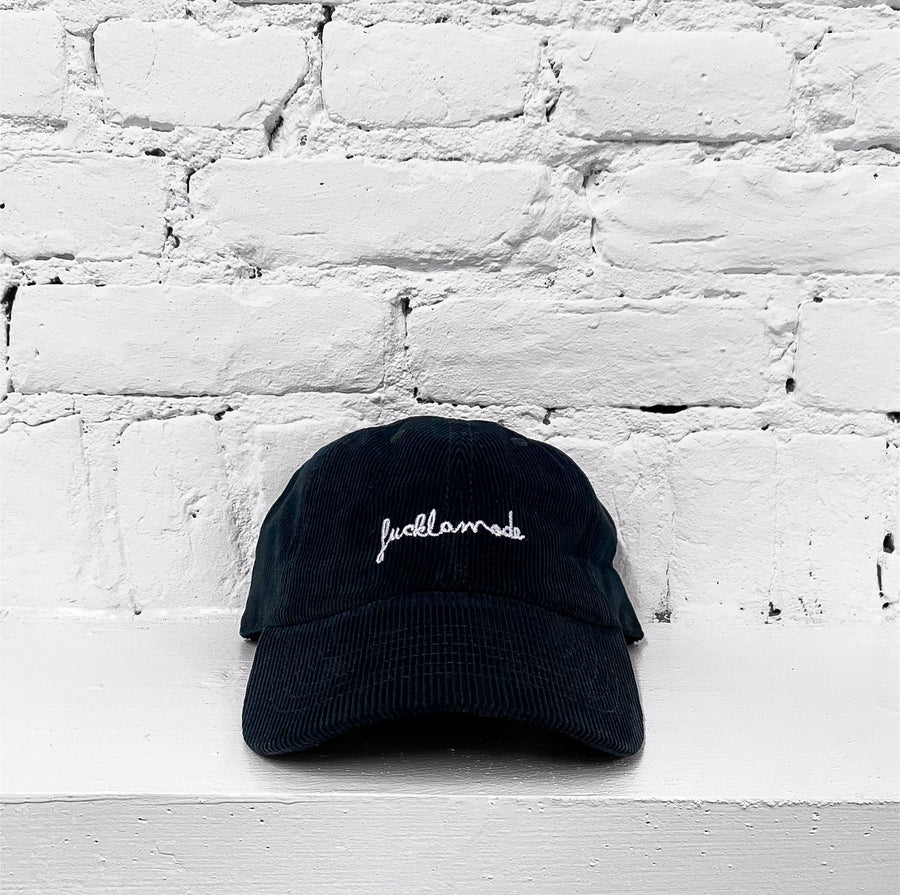 Corduroy Cap - Black