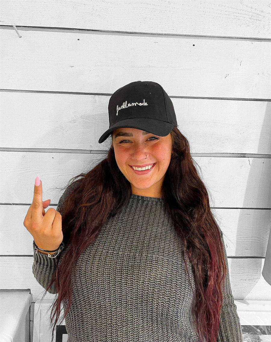 Premium Handwriting Cap - Black